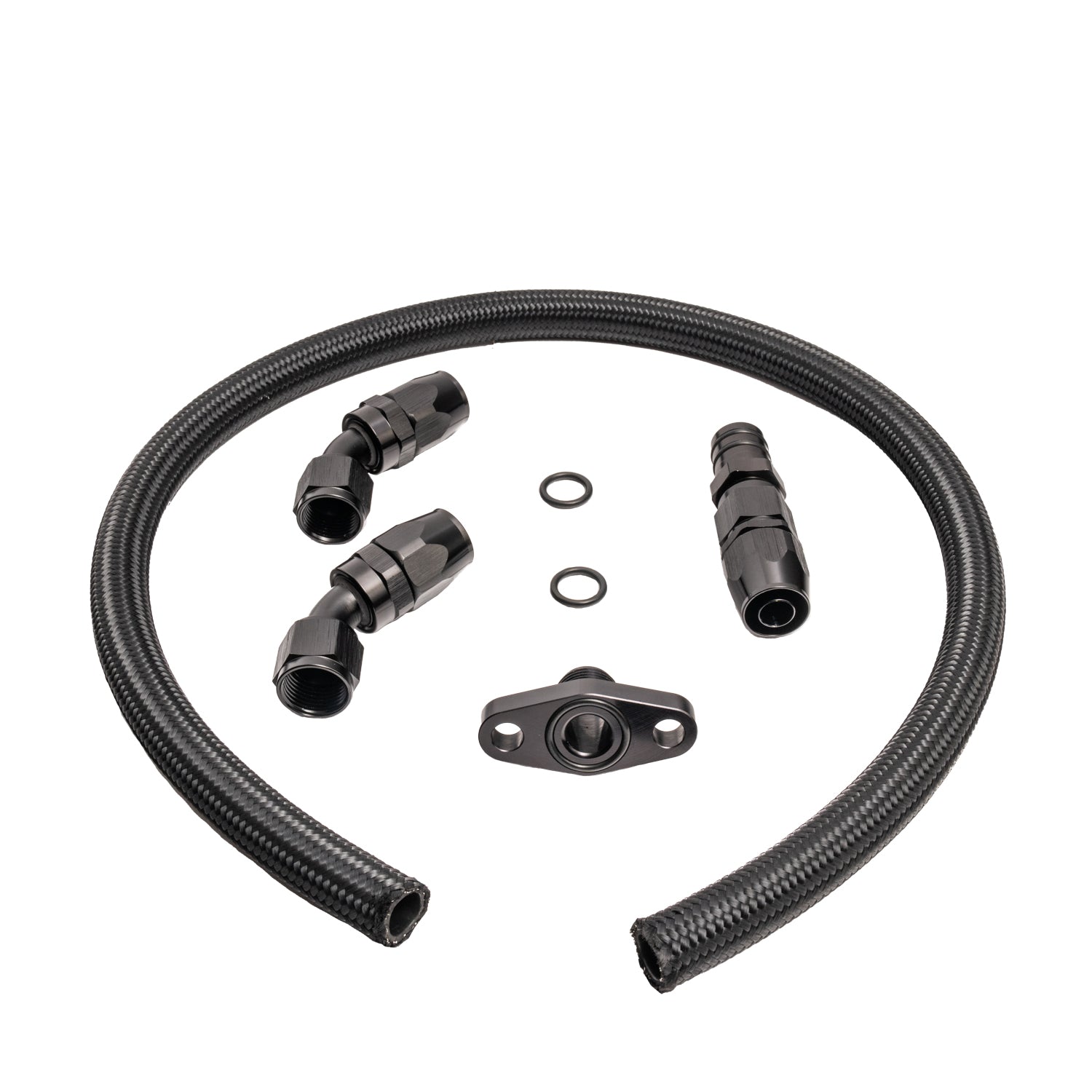 Tombstone Diesel - Turbo Drain Line Kit With -10 AN Fittings - Dodge Ram Cummins